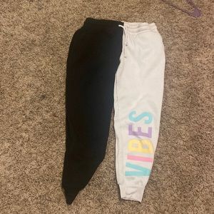 I am selling a multicolored sweat pants.